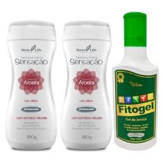 Imagem de Kit 2 Sabonete Íntimo Líquido Sensação Aroeira + 1 Gel De Massagem Fit