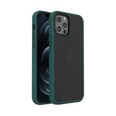 Imagem de Para iphone 12 mini capa anti-detonação para iphone 11 12 pro max xr x xs max 8 7 plus capa protetora translúcida fosca, verde, para iphone xs
