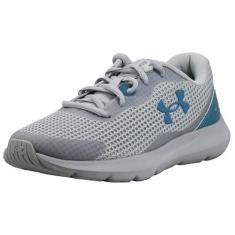 Imagem de Under Armour Tênis de corrida feminino Surge 3, Cinza halo/cinza halo/água parada, 36