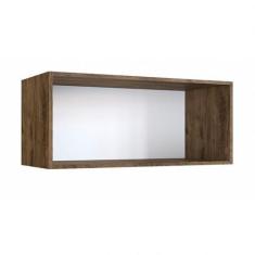 Imagem de Armário Aéreo de Cozinha Suspenso Sem Porta Multiuso Para Geladeira MD