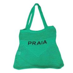 Imagem de Bolsa Feminina Crochê Moda Praia Diversas Cores (Verde)