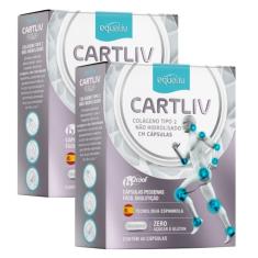 Imagem de Kit 2 Cartiliv Colageno Tipo 2 Equaliv 60 cápsulas