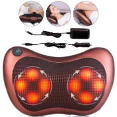 Imagem de Almofada Massageadora Shiatsu Infravermelho Bivolt Premium - Almofada