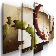 Imagem de Quadros Decorativos Abstrato Moderno Pintura Sala