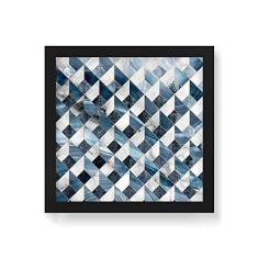 Imagem de Arte Maníacos Quadro Decorativo Mármore Cubos - 50x50cm (Moldura em laca )