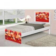 Imagem de Cama Solteiro Tropa De Bombeiros Com Colch o