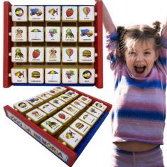 Imagem de Jogo Da Memória De Girar Educativo Em Mdf - Tralala