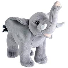 Imagem de REPÚBLICA SELVAGEM Wild Calls Elefante de pelúcia, animal de pelúcia, brinquedo de pelúcia, presentes para crianças, 8 polegadas