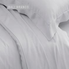 Imagem de Jogo de Cama Queen 400 Fios Kacyumara Bambu Bali 04 Peças Branco