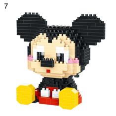 Imagem de Mini Building Blocks Cartoon Dom Ideal Carrinho de Brinquedo Educacional