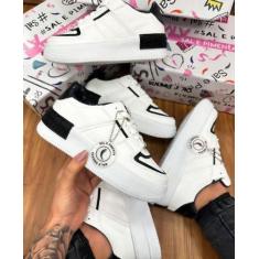 Imagem de Tenis Original  Sal & Pimenta   Branco/Preto Disponível Tam 36 - Sal E