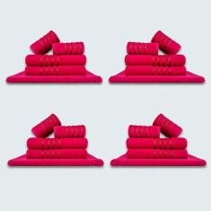 Imagem de Jogo De Toalhas 20 Pçs Coleção Dubai 100% Algodão Rosa