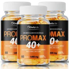 Imagem de Kit 3x Oleo de Semente de Abobora, Vitamina E, Zinco, Selênio e Licope