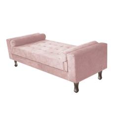 Imagem de Recamier Ba  F lix Solteiro 120 Cm Suede - Amarena M veis - R
