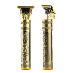 Imagem de Aparador De Pelo Vintage Profissional Dourado 110V/220V - Guiro