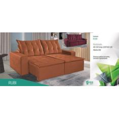 Imagem de Sofá Retrátil Modulado Rubi 2,50 Chris Decor 071New