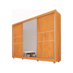 Imagem de Guarda-roupa Casal com Espelho 3 Portas de Correr - Móveis Europa Mara