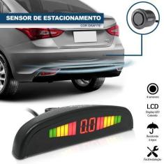 Imagem de Sensores Traseiros Estacionamento Cinza Escuro Grafite Chumbo Buzzer D