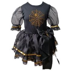 Imagem de Fantasia Halloween Infantil Bruxinha Tetéia Vestido - Masquerade, G