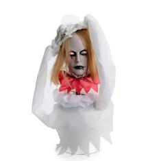 Imagem de Boneca Sarah Decoração Halloween com Movimento Som e Luz