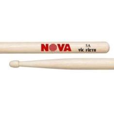 Imagem de Par De Baqueta Ponta Madeira 5a Nova By Vic Firth Hickory