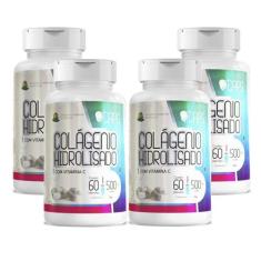 Imagem de COLÁGENO HIDROLISADO COM VITAMINA C - 500mg (60 Cápsulas) +CAPS (4)