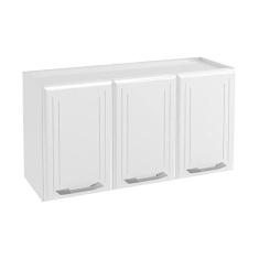 Imagem de Armário de Cozinha de Aço Aéreo Triplo 105cm Rose Multimóveis Cr6087 Branco