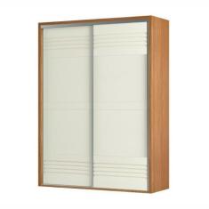 Imagem de Guarda Roupa 100% Mdf Casal 1,79M Com 2 Portas De Correr Tw601 Dalla C