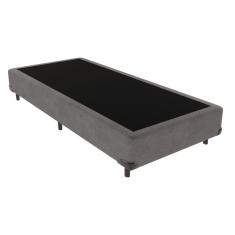 Imagem de Base Box Cinza Solteiro Madeira 88cm KazaMix
