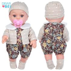 Imagem de Boneca Reborn, silicone realista de 30 cm com roupas para crianças