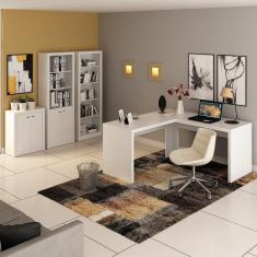 Imagem de Conjunto para Escritório Armário Balcão Estante e Mesa ME41 Tecnomobili