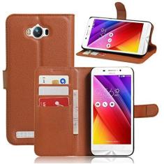 Imagem de NEKOYA Capa ASUS ZenFone MAX /Zc550 KL, capa de pele para ASUS ZenFone MAX /Zc550 KL, capa interior TPU, suporte dobrável, ranhuras para cartões, capa com fecho magnético para ASUS ZenFone MAX /Zc550