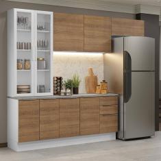 Imagem de Armário de Cozinha Completa 270cm Branco/Rustic Stella Madesa 11