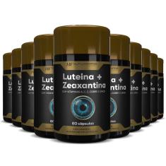 Imagem de 10X Luteina 20Mg + Zeaxantina 3Mg Vitamina A C E Cobre Hf