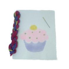 Imagem de Kit Para Aprender A Bordar Cupcake - Kits For Kids