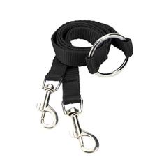 Imagem de Double Leashes for Dogs Walk and Control 2 Dogs Nylon Belt Dog Traction Rope para cães pequenos e médios