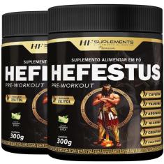 Imagem de 2X Hefestus Pré-Treino 300G Limonada Suiça Hf Suplements