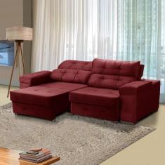 Imagem de Sofá 3 Lugares para Sala 220 Cm Retrátil Reclinável Mola Bonnel Ravell