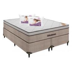 Imagem de Cama Box Queen (Box + Colchão) Ortobom de Mola - Ortotech 61cm de Altu