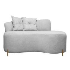 Imagem de Sofá Orgânico Grécia  2 Lugares 145cm Linho Bouclê Cinza SOFA STORE