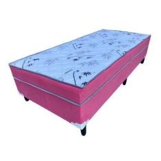 Imagem de Cama Box Solteiro Conjugado Ortopédico Sleep Pink 88x188x53 - SPR Conf