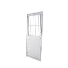 Imagem de Porta Postigo Abertura Direita Vidro Mini Boreal 210x80cm Espresso Esq