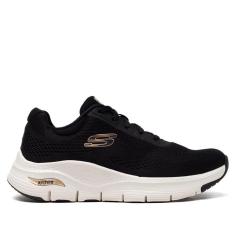 Imagem de Tênis Feminino Skechers Arch Fit Preto-Feminino