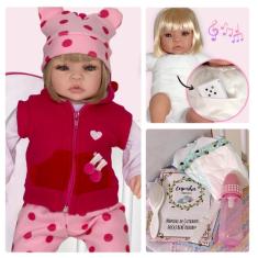 Imagem de Boneca Reborn Girafinha 100 Silicone