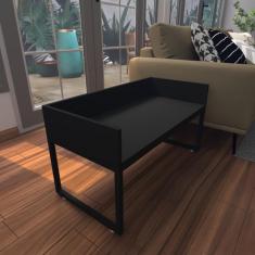 Imagem de Cama Cachorro Caes Pequenos Casa Pet Caminha Casinha Mdf Preto Preta