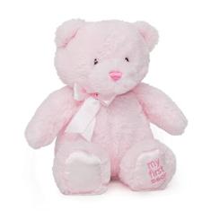 Imagem de Jolitee Teddy Pink Bear Stuffed Animal - Urso de pelúcia rosa para o bebê para recém-nascido, 15 &quot;