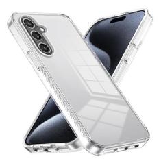 Imagem de Escudo protetor do telefone Capa Crystal Clear compatível com Samsung Galaxy S23 FE, PC acrílico rígido, capa traseira protetora ultrafina, capa de absorção de choque antiarranhões compatível com Gala