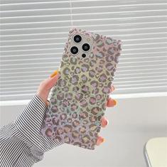 Imagem de Capa de telefone de silicone macio para iPhone 12 Pro 11 Pro Max X XS XR 7 8 Plus Design Quadrado Gradiente Leopard Dream Shell Capa Padrão, 2, Para iPhone 12 Pro