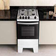 Imagem de Fogão 4 Bocas com Mesa Inox Atlas Agile Up - Branco