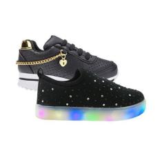 Imagem de Tenis de Menina Led Luzinha Escolar - KIT 2 PARES Tam 24 ao 34 - sapat